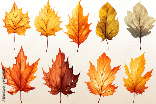 Captivating Autumn Illustration: Embracing the Fall Vibes. Generative AI