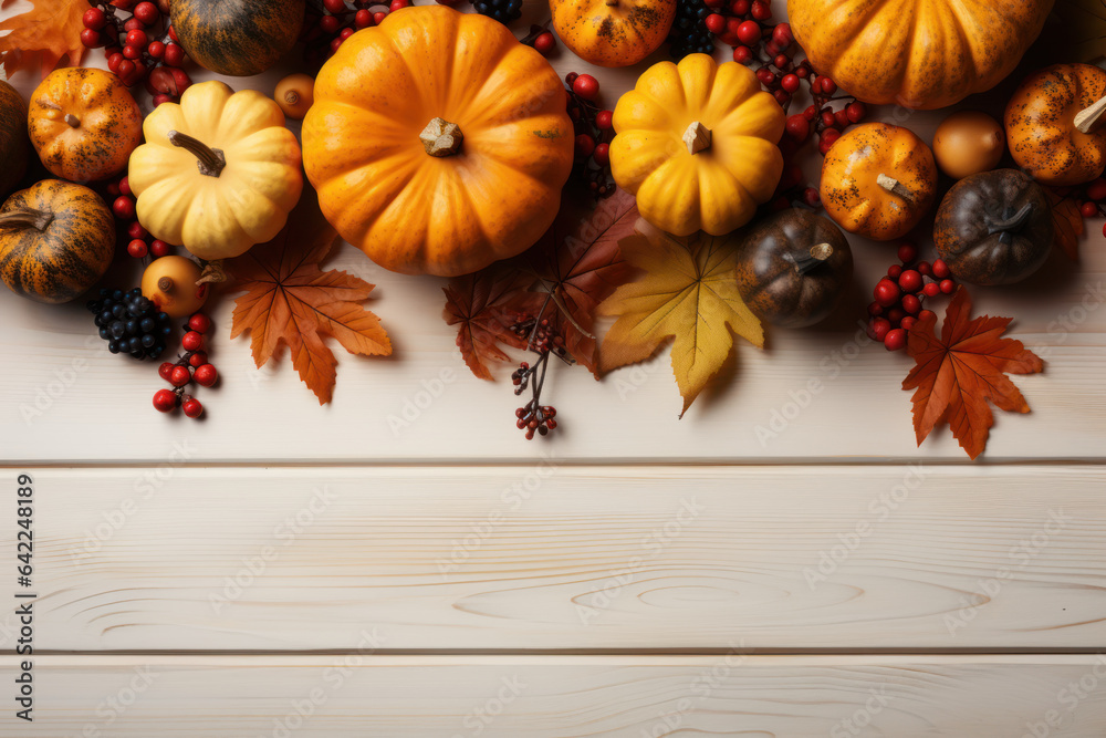 Autumn-Themed Background: A Picturesque Seasonal Setting. Generative AI Autumn-Themed Background: A Picturesque Seasonal Setting. Generative AI