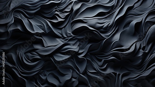 black charcoal wallpaper shaped like a wave can be use for can be used for presentations background luxury, elegant, modern