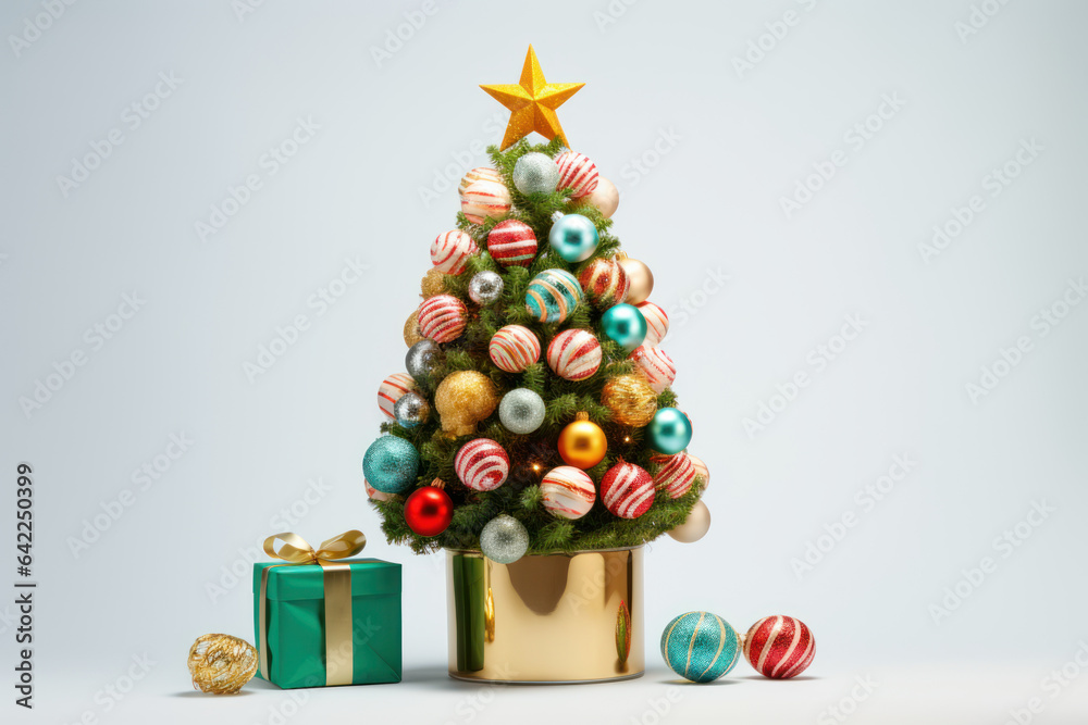 Natal-Themed Background: A Festive Holiday Setting. Generative AI Natal-Themed Background: A Festive Holiday Setting. Generative AI