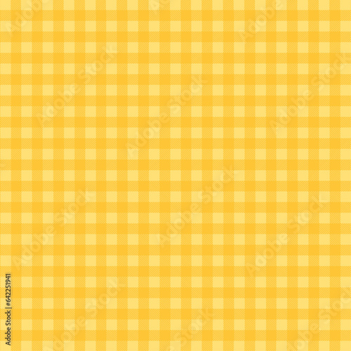 Vector plaid vector seamless texture yellow pattern in box checkered background