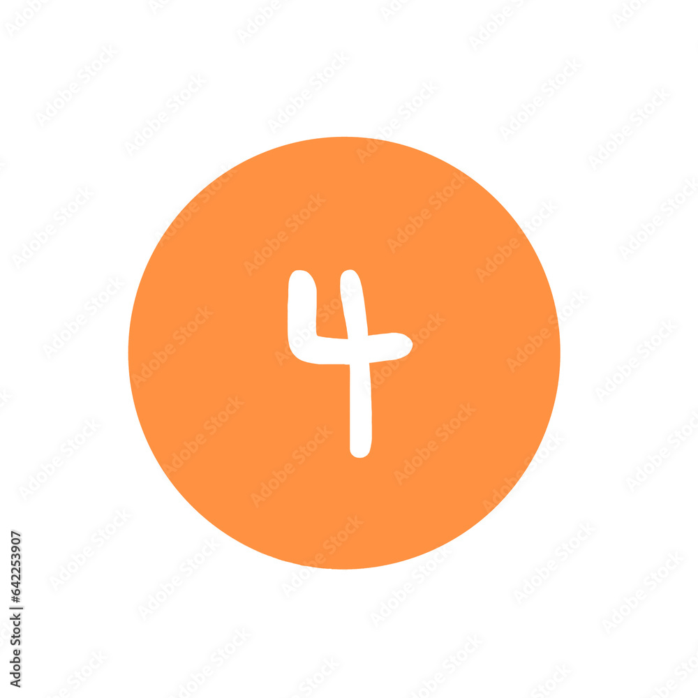 Obraz premium Number 4