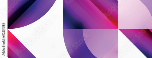 Minimalist marvel - squares and circles unite in harmonious geometry. Muted tones weave serene backdrop where structured tiles form dance of timeless elegance, epitomizing modern simplicity