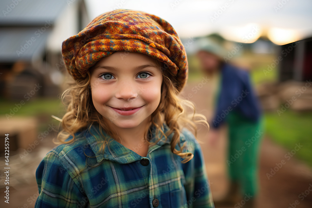 portrait of a little child in field portrait of a little child in field
