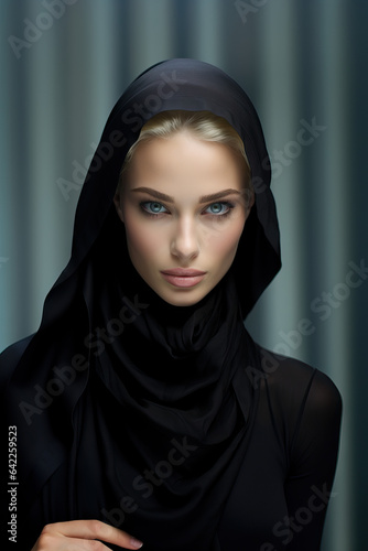 portrait of a woman in hijab