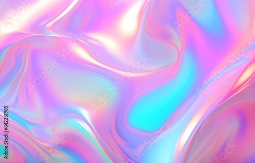 Metallic Abstract Wavy Liquid Background Layout Design Tech Innovation