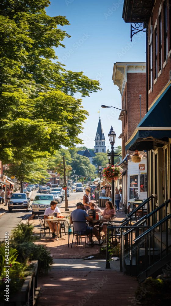Trending image subjects featuring small towns and businesses with a focus on local commerce and community engagement