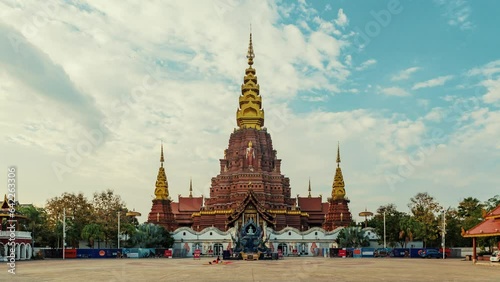 Dajinta Temple closeup timelapsing photo