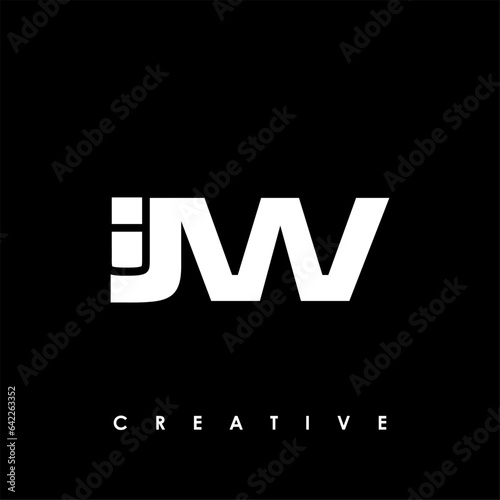 IJW Letter Initial Logo Design Template Vector Illustration