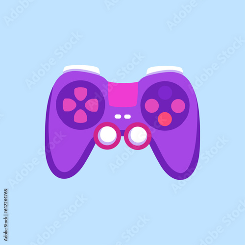 Vector joystick game. sport technology