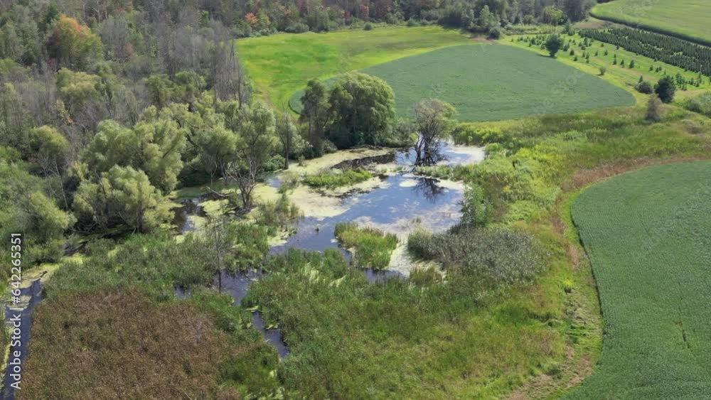 Aerial Drone Views of Farmland, School, Rivers, Crops, Nature, Wildlife, Flamborough - Rockton Ontario Aerial Drone Views of Farmland, School, Rivers, Crops, Nature, Wildlife, Flamborough - Rockton Ontario