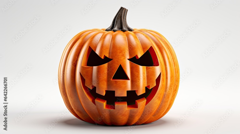 Helloween Pumpkin Head isolated on white background Helloween Pumpkin Head isolated on white background