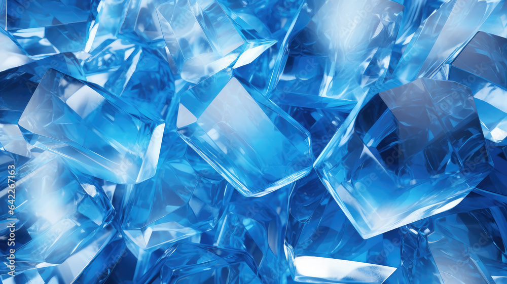Abstract graphic material, ice, crystals Abstract graphic material, ice, crystals