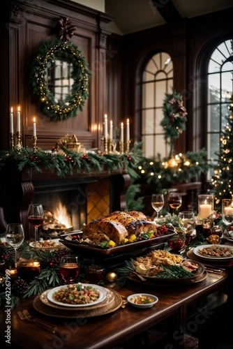 christmas dining room decor