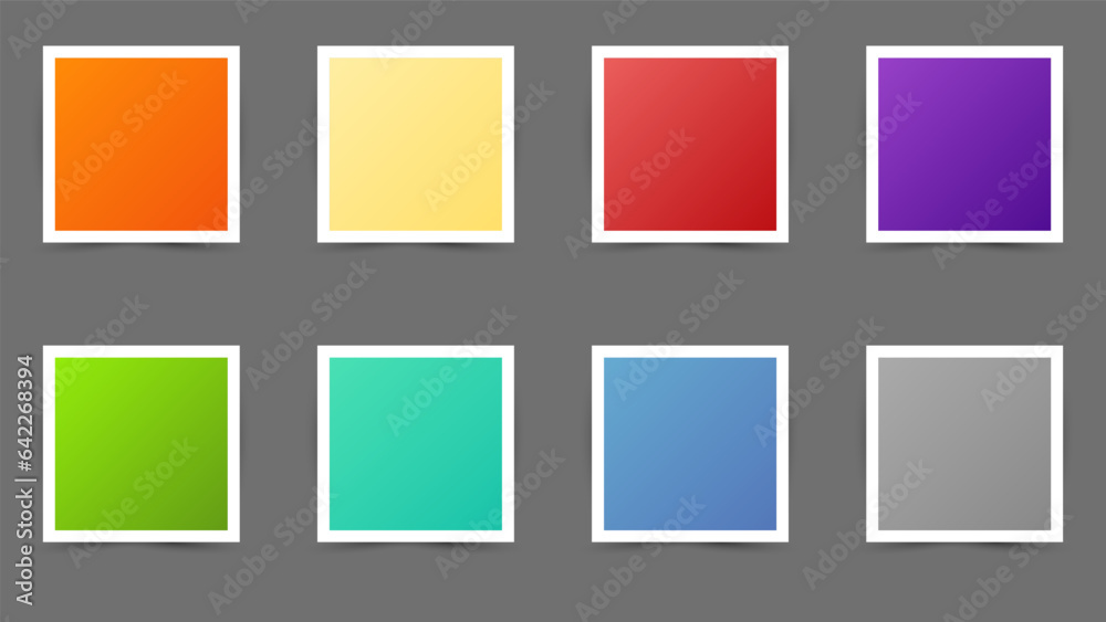 Color Frame layout isolated on gray background , Flat Modern design , Illustration Vector EPS 10 Color Frame layout isolated on gray background , Flat Modern design , Illustration Vector EPS 10