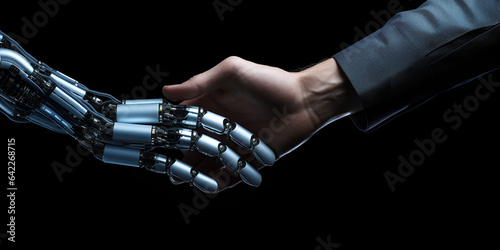Conceptual Technology Design Robotic Arm Ready Generative AI © Kalsoom