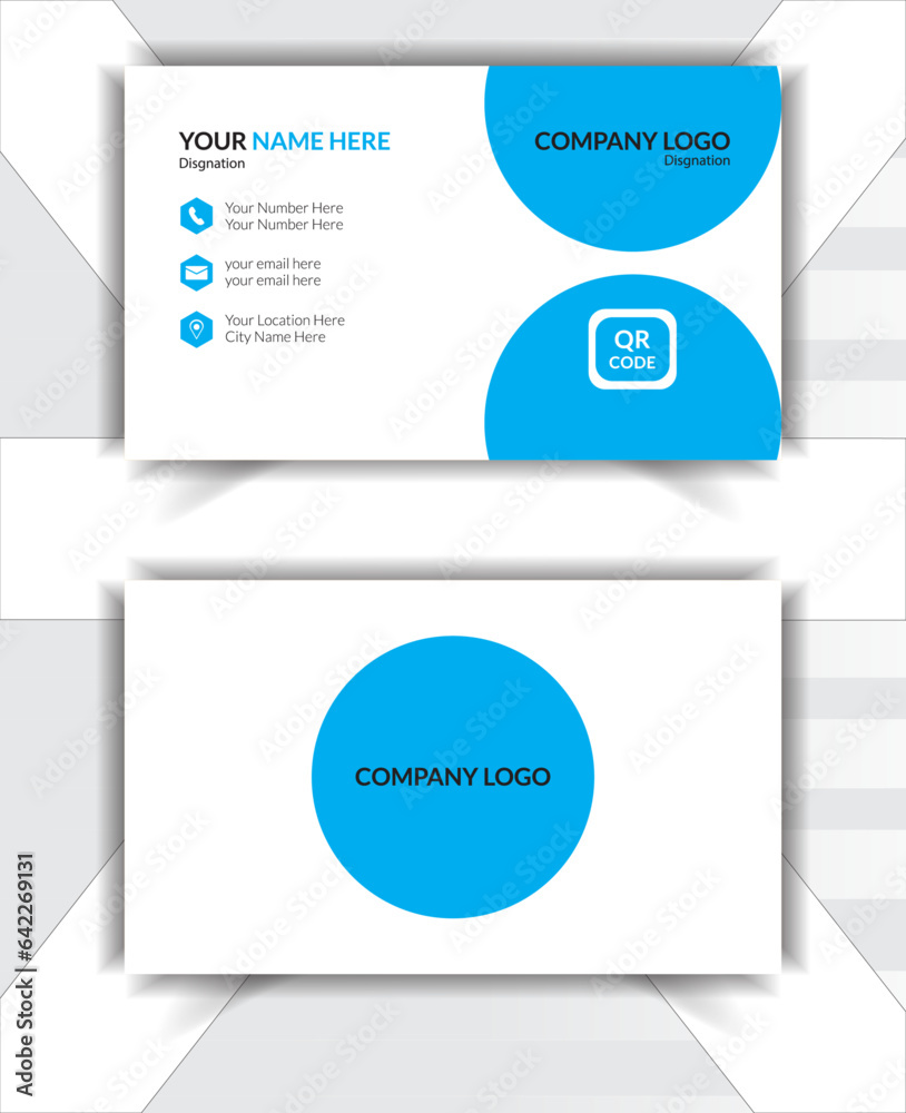 Moclean Profession business Card design presentation design