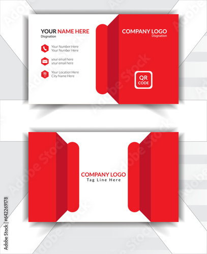 modern design template Businrss Card
