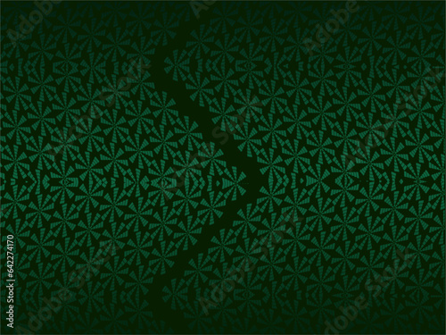 Green abstract background with gradient color geometric shapes for presentation design. Suitable for business, cloth, company, institution, conference, party, banquet, seminar, etc.