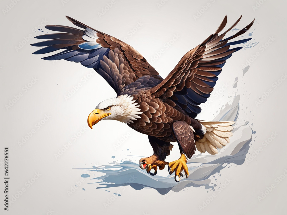 Obraz premium american bald eagle,generative ai