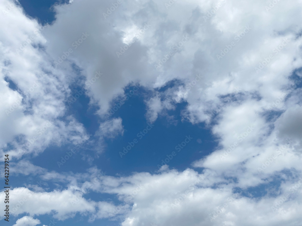 Fototapeta premium blue sky with clouds