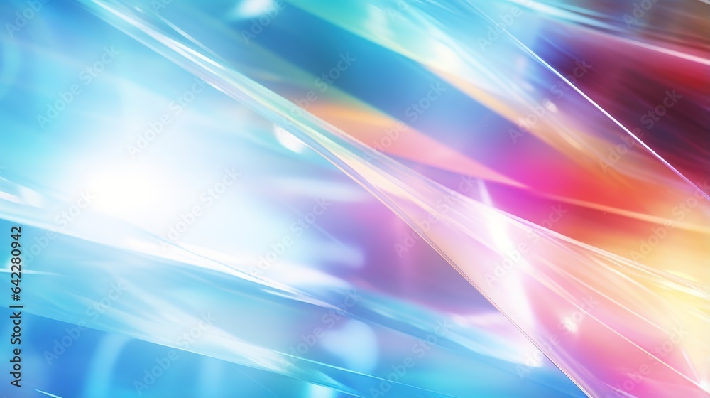 Vibrant Rainbow Pattern with Colorful Waves and Gradients