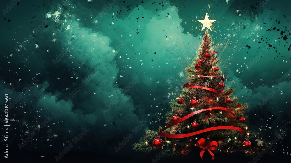 christmas tree with stars christmas tree with stars