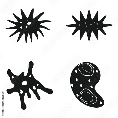 amoeba icon vector
