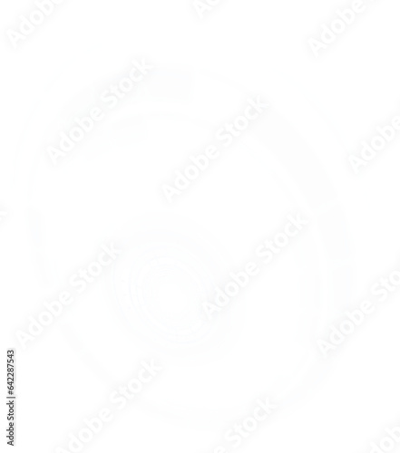 Digital png illustration of white scope scanning on transparent background
