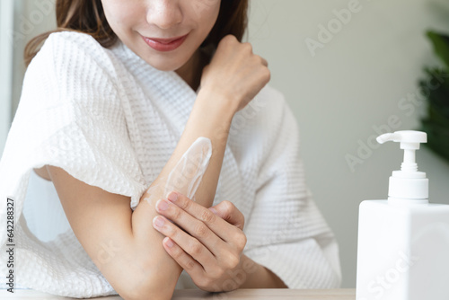 фотографія Body skin care routine concept