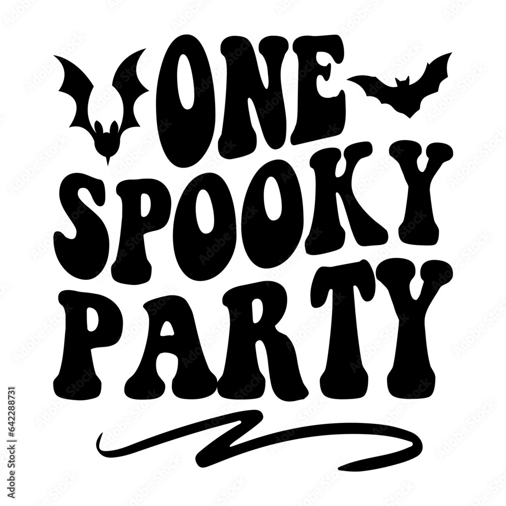 One Spooky Party Svg