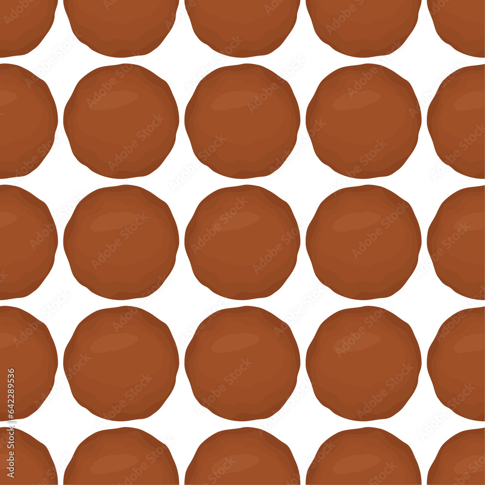 Fototapeta premium Pattern homemade cookie different taste in pastry biscuit