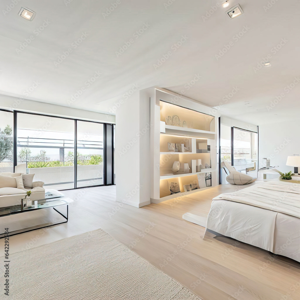 Fototapeta premium Beautiful, very elegant rooms also for children, full modern models