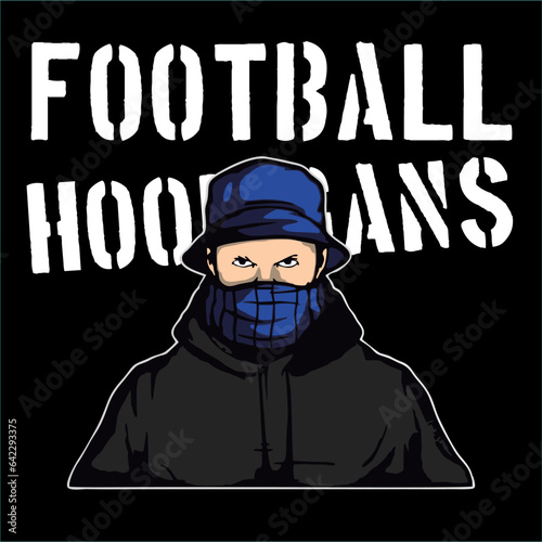 Image of the face of a black man wearing a black hooded jacket with a cool and attractive appearance.