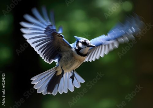 The blue jay is a noisy, bold, and aggressive passerine