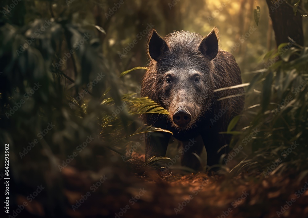 The wild boar The wild boar