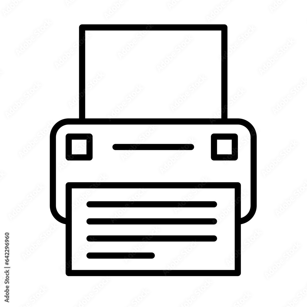 Printer icon design Printer icon design