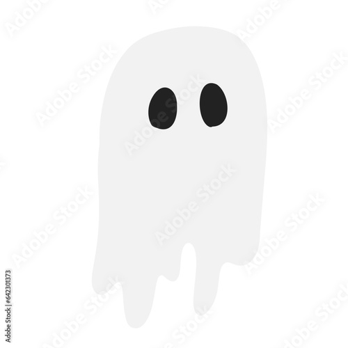 ハロウィンのゴーストのベクターイラスト
