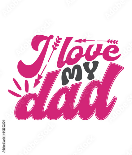 Father's Day Vector, Elements and Craft Design.