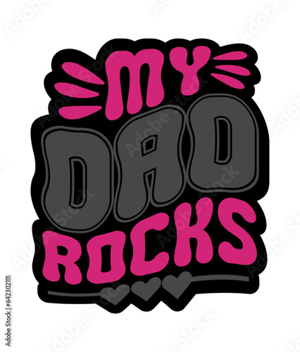 Father's Day Vector, Elements and Craft Design.