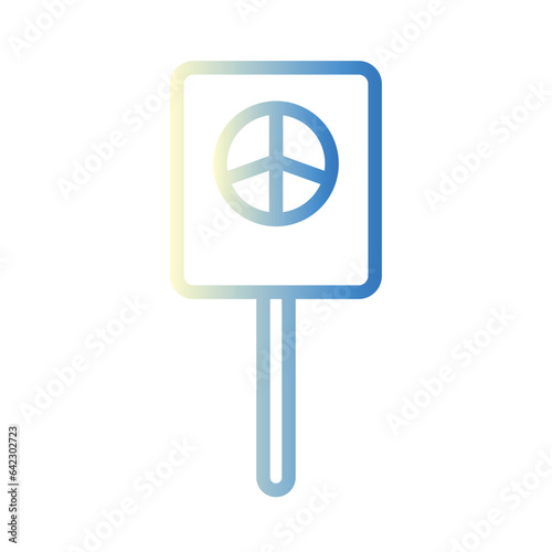 Banner Activist Peace Icon