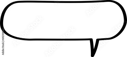 Black and white speech bubble balloon icon sticker memo keyword planner text box banner, flat png transparent element design