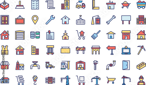 Construction fill icons 