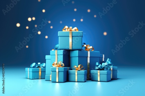 blue gift boxes © tommy