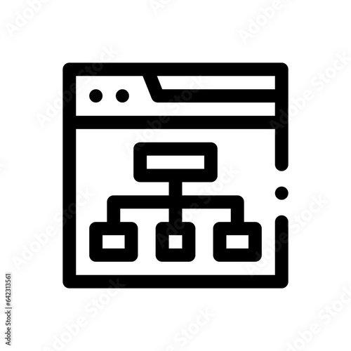 site map line icon