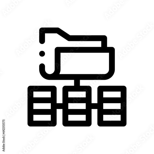 sitemap line icon