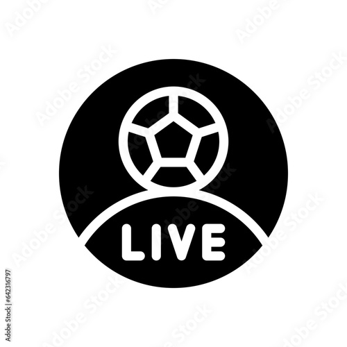 live glyph icon