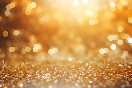 Beautiful Gold bokeh abstract background