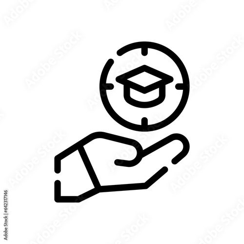 Wallpaper Mural education line icon Torontodigital.ca