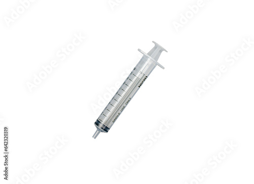 Canvastavla Syringe without needle on transparent background